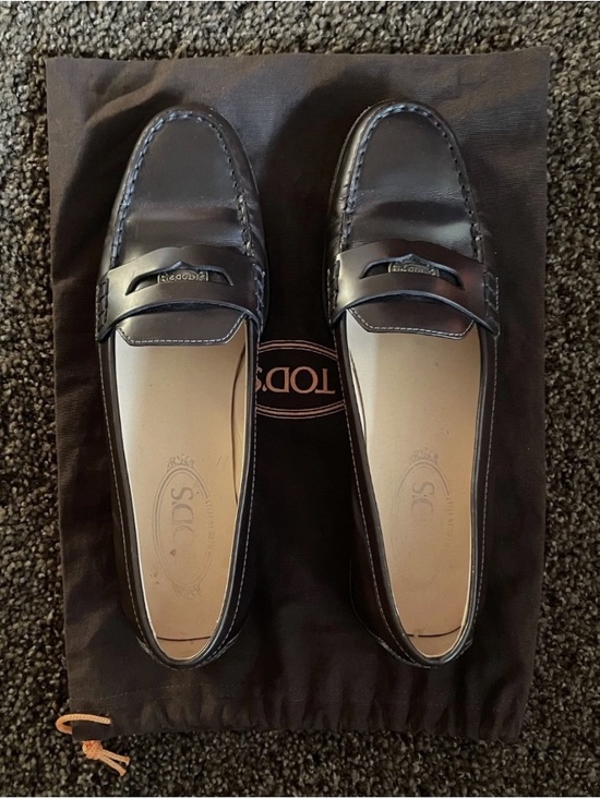 Tod's Shoes - Tod’s Dark Brown Leather Loafers Size US 8.5 Italian Designer Shoes